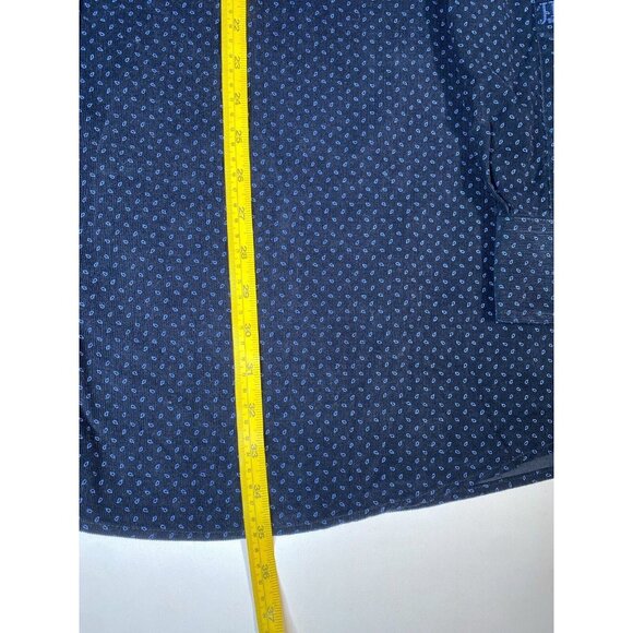 JP 1880 JOHANN POPKEN Baumwolle Blue Western Shirt BIG AND TALL - Picture 8 of 9